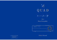 Quad 24-P - Owners Manual 